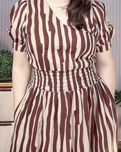 Load image into Gallery viewer, Sigrid Maxi Striped Dress 0036