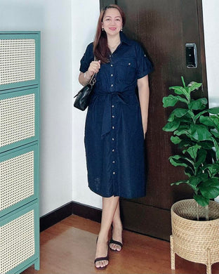 *Elena Premium Linen  Dress 0093