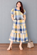 Load image into Gallery viewer, Lana Checkered Top and Skirt 0050