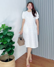 Load image into Gallery viewer, Scarlet  White  Eyelet Dress 0020
