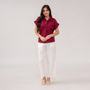 Sale! Erica Premium Linen Top 0018