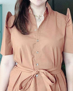 *Amor Filipiñana Premium Linen Dress 0004