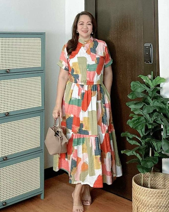 *Selena Maxi Printed Dress 0007