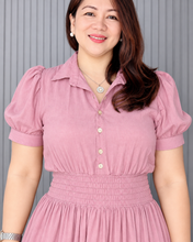 Load image into Gallery viewer, *Diana Maxi Plain Mauve Dress 0119