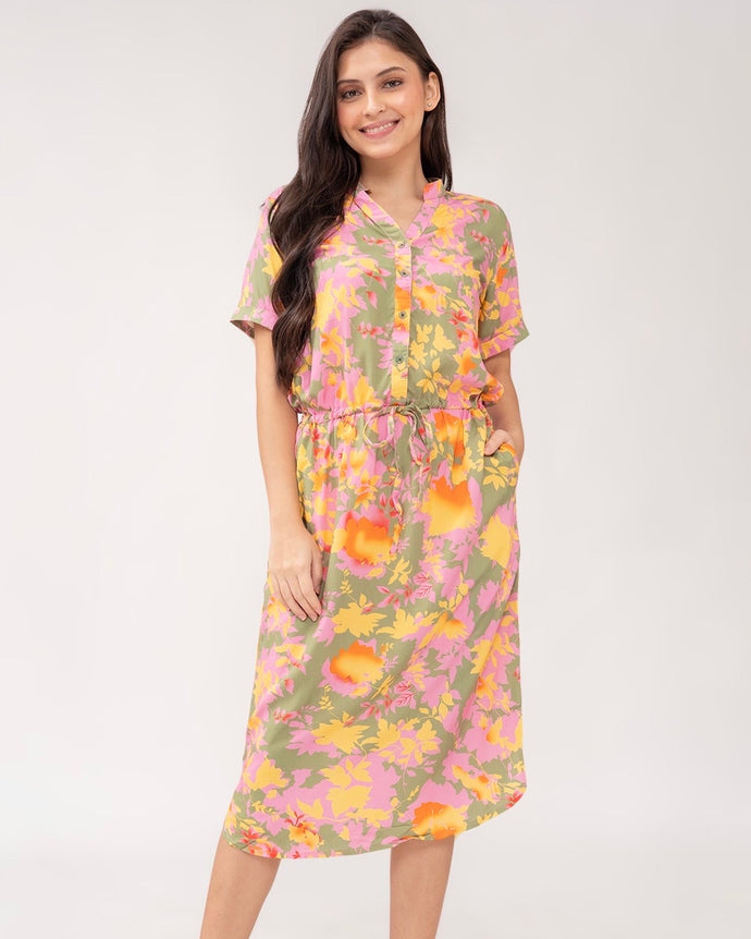 Aimee Printed Dress 0031