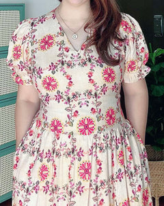 *Ariana Printed Maxi Dress 0092