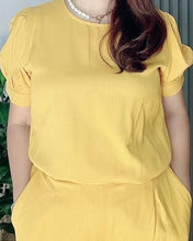 Load image into Gallery viewer, *Kendra Plain Mustard Coordinates 0167