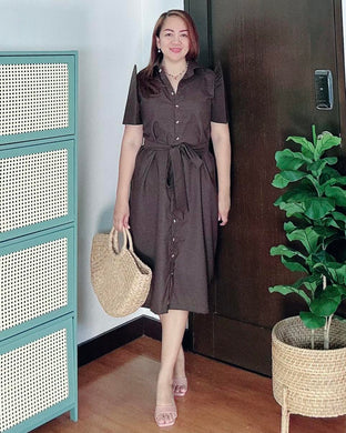 *Amor Filipiñana Premium Linen Dress 0014