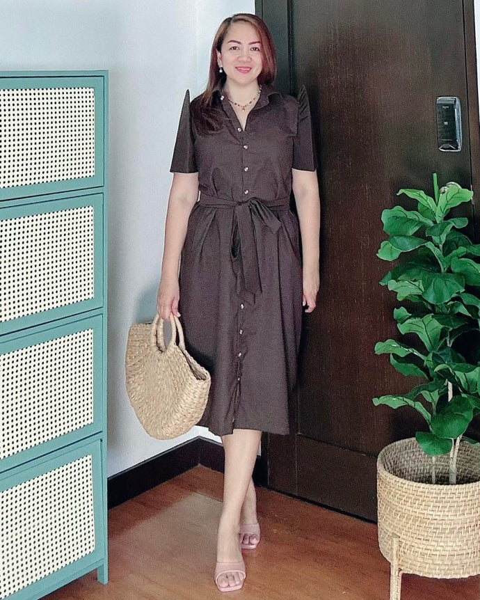 *Amor Filipiñana Premium Linen Dress 0014