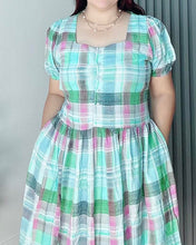 Load image into Gallery viewer, *Aubrey Checkered Dress 0195