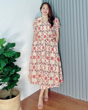 Load image into Gallery viewer, *Andi Drawstring Printed Dress 0043