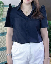 Load image into Gallery viewer, *Maria Filipiñana Inspired Black Top 0021