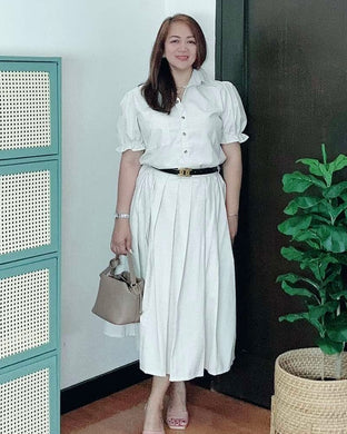 Amber Premium Linen  Top and Skirt Coordinates 0002