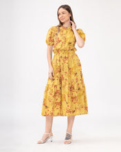 Load image into Gallery viewer, Bianca Printed Midi Dress 0225