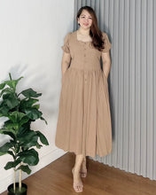 Load image into Gallery viewer, *Aubrey Plain Brown Dress 0148