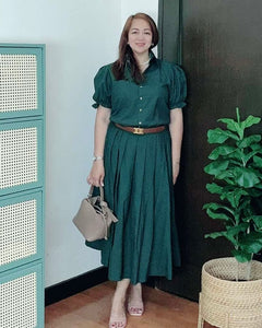 Amber Premium Linen  Top and Skirt Coordinates 0005