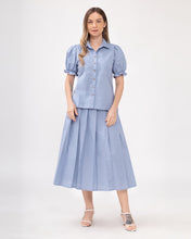 Load image into Gallery viewer, Elise Premium Linen  Top and Skirt Coordinates 0001