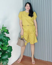 Load image into Gallery viewer, *Chloe Mustard Premium Linen Coordinates 0010