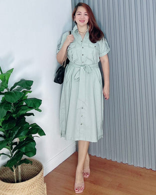 *Elena Premium Linen  Dress 0091