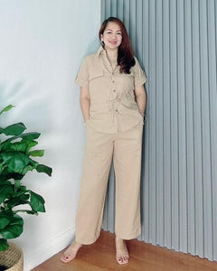 *Ingrid Plain Light Mocha Coordinates 0015