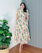 Load image into Gallery viewer, *Atasha Maxi Printed Dress 0077