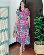 Load image into Gallery viewer, *Sigrid Maxi Printed Dress 0102