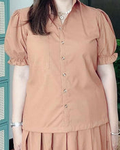 Load image into Gallery viewer, Amber Premium Linen  Top and Skirt Coordinates 0001