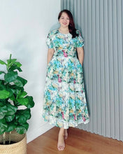 Load image into Gallery viewer, *Atasha Maxi Printed Dress 0074