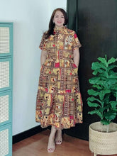 Load image into Gallery viewer, *Selena Maxi Printed Dress 0031