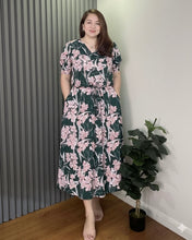 Load image into Gallery viewer, Sale! *Andi Drawstring Printed Dress 0024