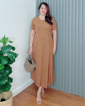Load image into Gallery viewer, Demi Maxi Plain Soft Linen Dress 0003