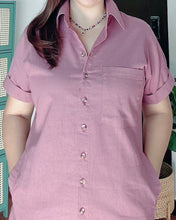 Load image into Gallery viewer, *Nicole Plain Mauve Dress 0114