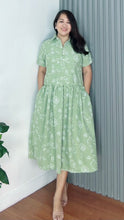 Load image into Gallery viewer, *Ara Eyelet Sage green Dress 0030