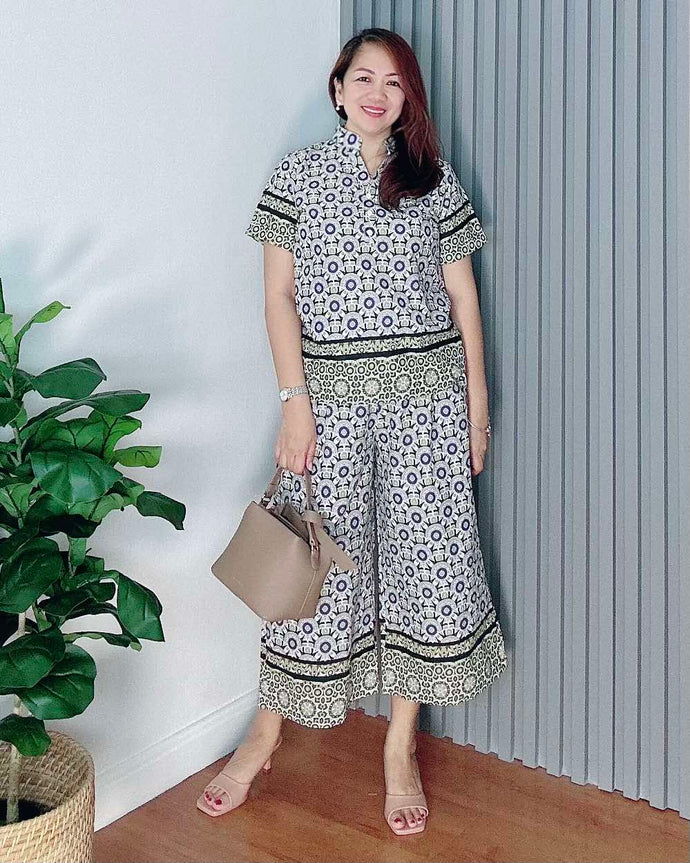 *Justine Printed Coordinates 0013