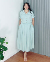 Load image into Gallery viewer, Trisha Plain Soft Linen Top and Skirt Coordinates 0030