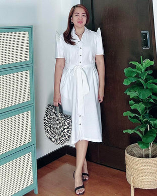*Amor Filipiñana Premium Linen Dress 0013