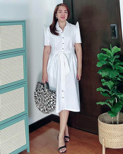 *Amor Filipiñana Premium Linen Dress 0013