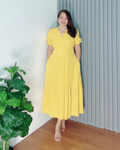 Load image into Gallery viewer, Ariana Plain Mustard Soft Linen 0138