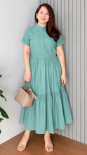 Load image into Gallery viewer, *Selena Cotton Linen Teal Green 0045