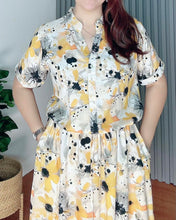 Load image into Gallery viewer, *Donna Printed Drawstring Dress 0370