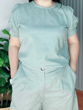 Load image into Gallery viewer, *Chloe Sage Premium Linen Coordinates 0008