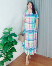Load image into Gallery viewer, Demi Maxi Checkered Dress 0021