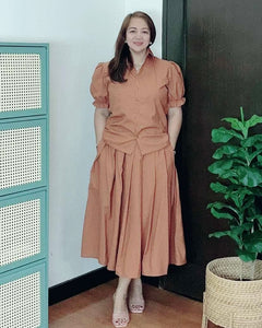 Amber Premium Linen  Top and Skirt Coordinates 0001