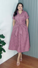 Load image into Gallery viewer, *Julia Maxi Eyelet Embroidered Dress 0060