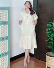 Load image into Gallery viewer, *Harper Plain Cream Dress 0001