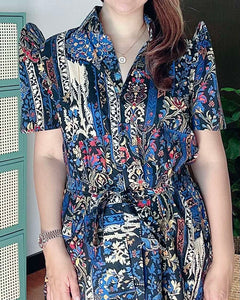 *Amor Filipiñana Printed Dress 0006
