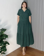 Load image into Gallery viewer, *Sam Maxi Plain Cotton Linen Dress 0019
