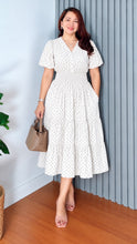Load image into Gallery viewer, Solen Premium Polka Cotton Woven Dress 0001