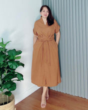 Load image into Gallery viewer, * Vera Plain Soft Linen Dress 0005