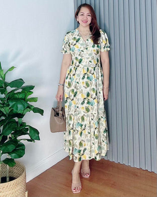 *Ariana Printed Maxi Dress 0101